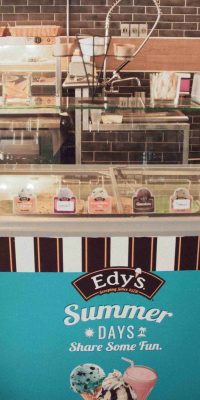 Delightful scooped ice cream by Edys. Only at The Market